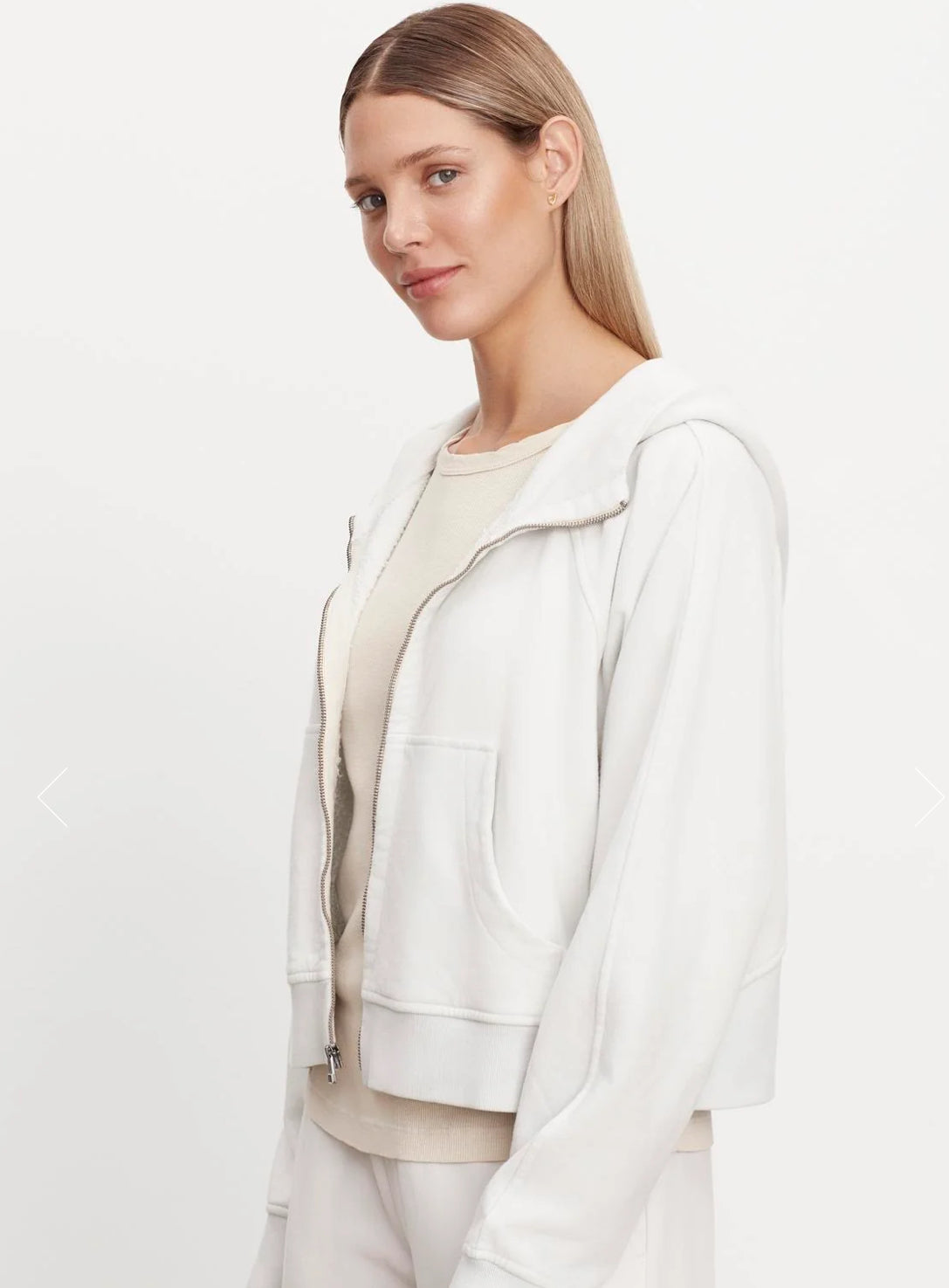 Tory Soft Fleece Zip Up Hoodie